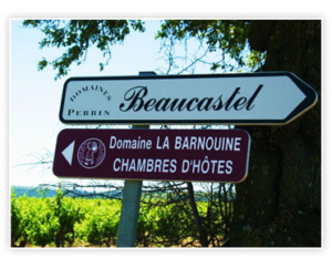Street signage in French